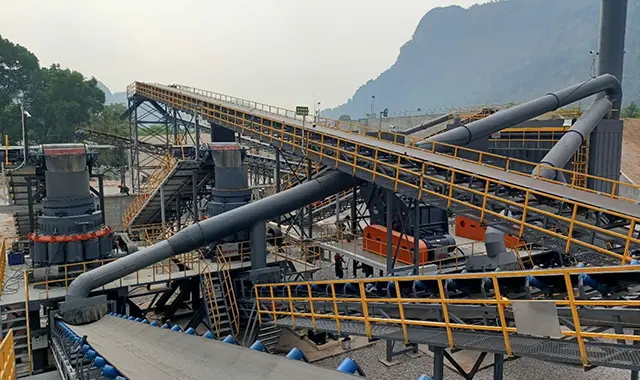 Линия по производству щебня